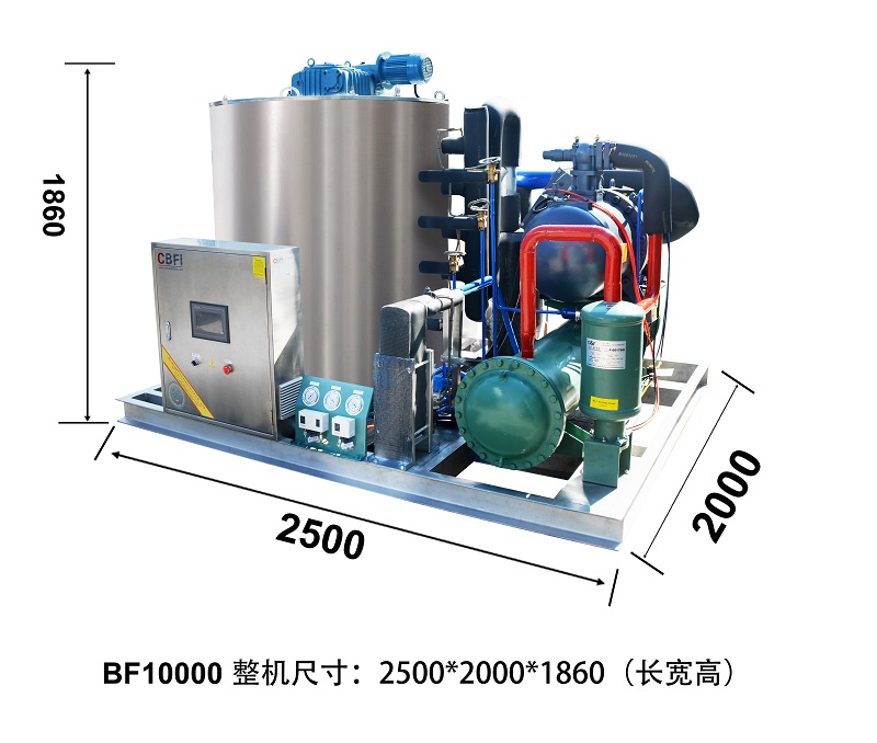 CBFI BF10000 10 ton per 24h flake ice machine