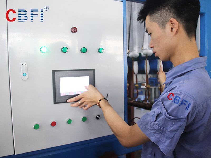 CBFI ABI200 20 ton block ice machine control panel
