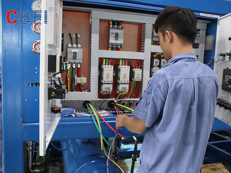 CBFI ABI200 20 ton block ice machine circuit detection