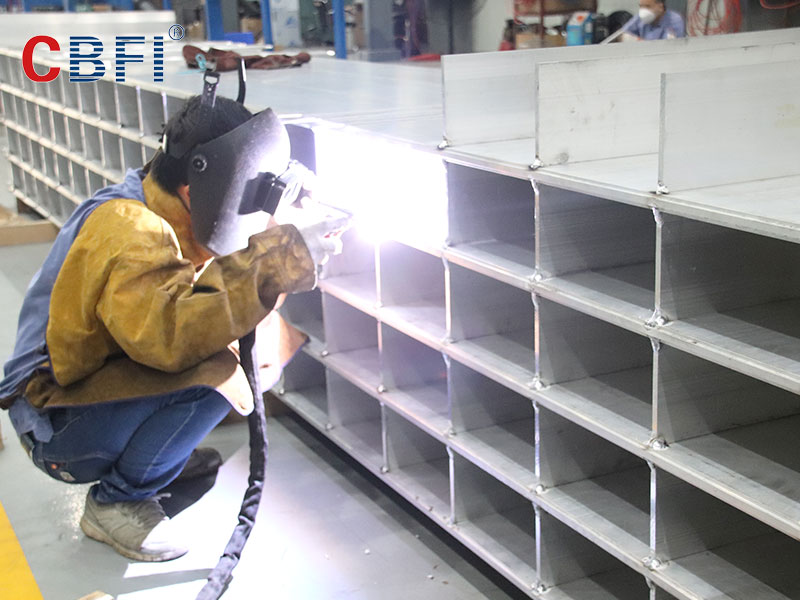CBFI ABI200 20 ton block ice machine ice mold welding