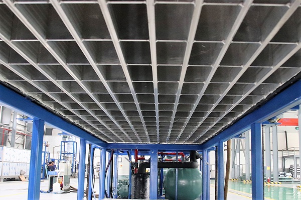 CBFI ABI200 20 ton block ice machine bottom view