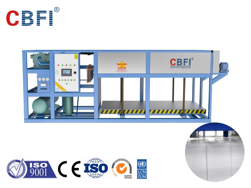 CBFI ABI50 5 ton per 24h block ice machine