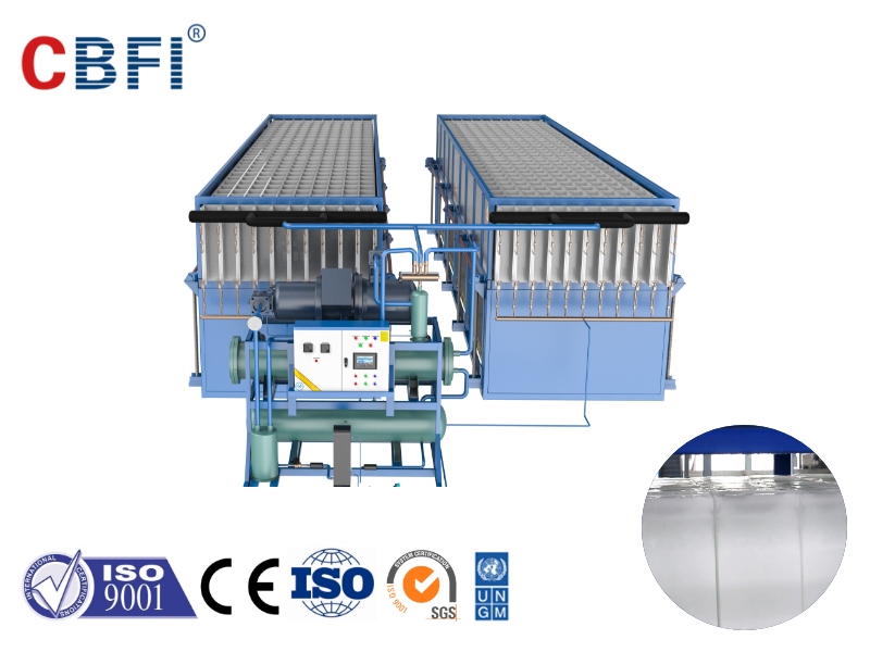 CBFI ABI300 30 ton per 24h block ice machine