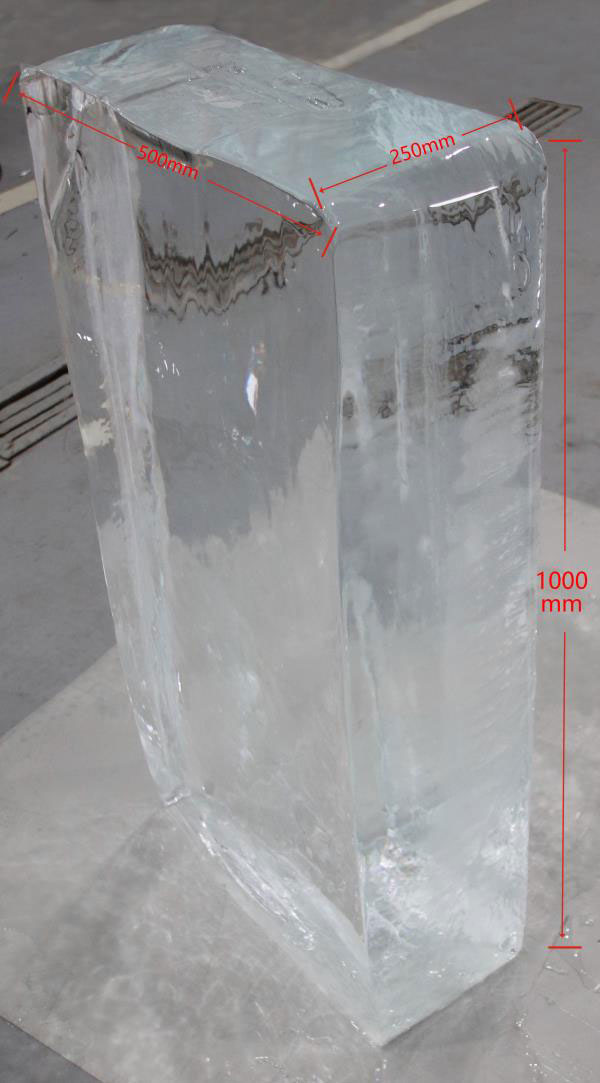 Pure ice sample size