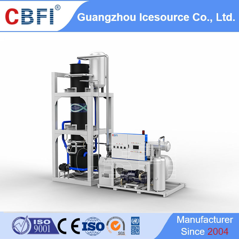 S Hot Sale Economic Solid Tube Ice Machine (with flat cut ends) Full cylinder ice 10-30tons Freon/Ammonia System