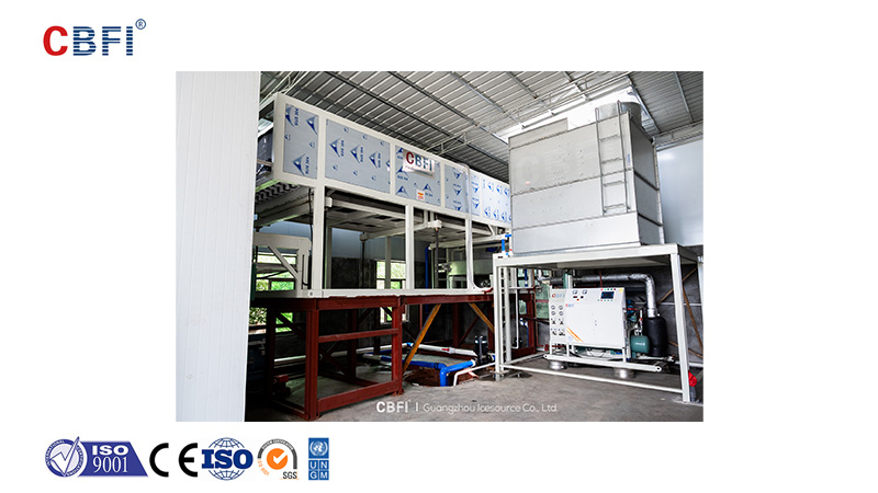 Case Of Split Type Nissan 10 Tons Direct Cooling Block Ice Machine