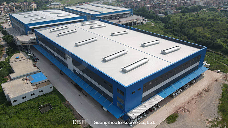 Large-scale cold storage cold chain project site