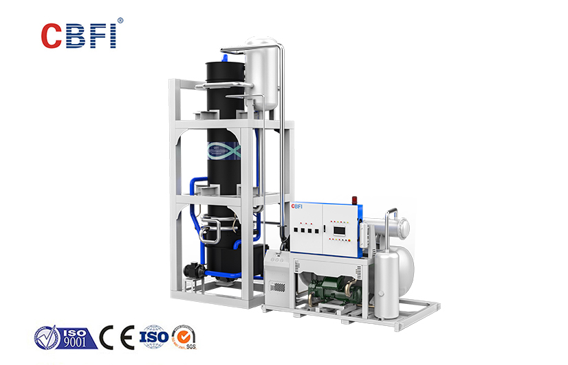  CBFI® 120 Tons Daily Solid Tube Ice Machine Production Line