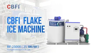 【EN】 CBFI BF25000 | 25 TPD Flake Ice Machine | Factory Pre-Shipment Testing